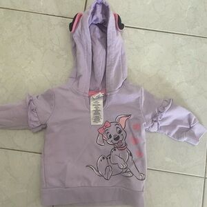 Disney Lavender Hoodie with Cartoon Design